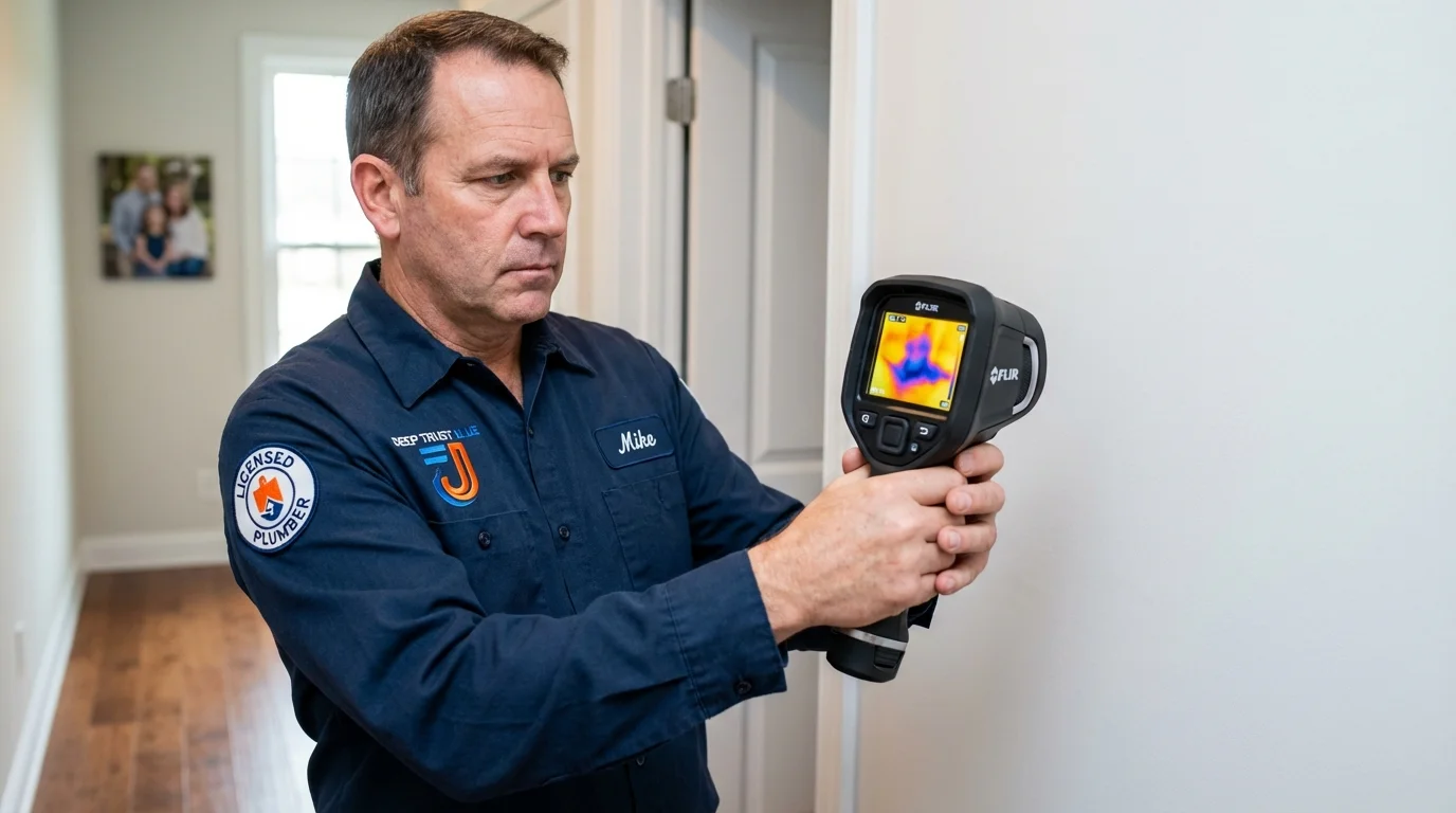 Thermal imaging leak detection by Johns Plumbing LLC in Neoga